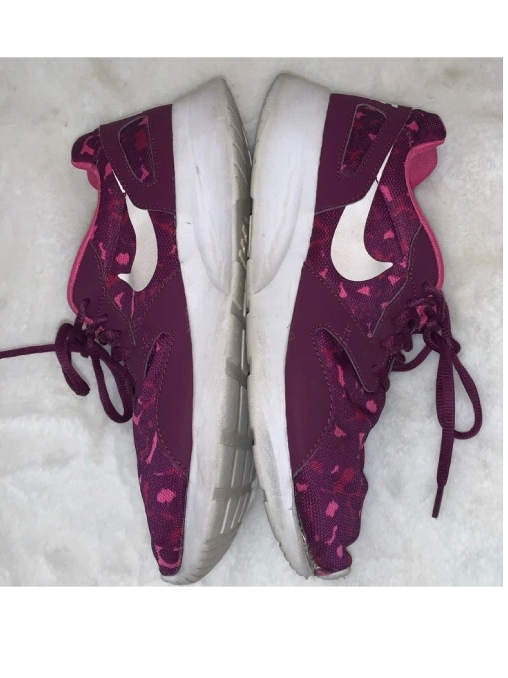 🦋🎯 Nike Kaishi Running Shoes Pink Purple Animal Print Size 9 - Picture 5 of 12